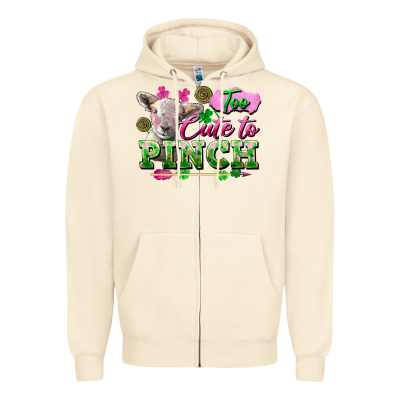 Too Cute To Pinch Zipper Hoodie by FaDigitalArtStudio | Teevron
