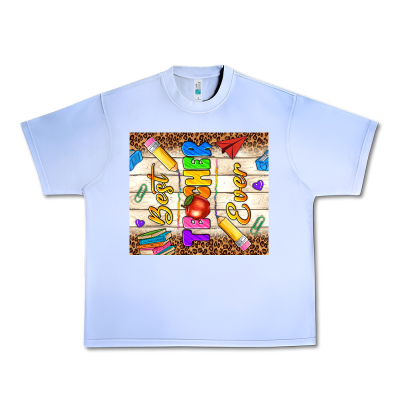 Best Teacher Ever Urban Heavy Tee by NancyCooperArtShop | Teevron