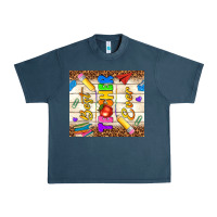 Midnight Navy best teacher ever Urban Heavy Tee - NancyCooperArtShop