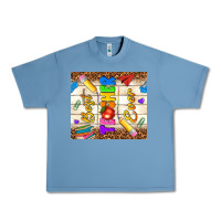 Pebble Blue best teacher ever Urban Heavy Tee - NancyCooperArtShop