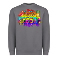 Storm Hello Summer Tie Dye Heavyweight Sweatshirt - CowCowDesign