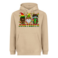 Mushroom June Teenth Gnomes Heavyweight Hoodie - CowhideDigitalArt