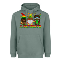 Sage June Teenth Gnomes Heavyweight Hoodie - CowhideDigitalArt