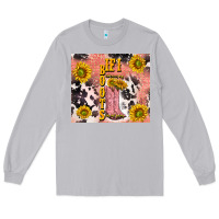 Moon Dust cowgirl boots sunflower Long Sleeve Tee - TumblerDesignByShophia