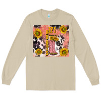 Mushroom cowgirl boots sunflower Long Sleeve Tee - TumblerDesignByShophia