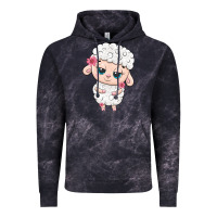 Cloud Black cute sheep Vintage Hoodie - texasbilliewilder