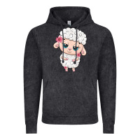 Vintage Black cute sheep Vintage Hoodie - texasbilliewilder