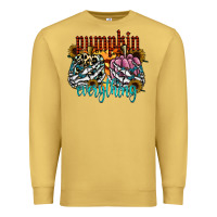 Antique Gold Pumpkin Everything Premium Sweatshirt - CowhideDigitalArt