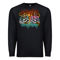 Black Pumpkin Everything Premium Sweatshirt - CowhideDigitalArt