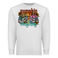 Oatmeal Heather Pumpkin Everything Premium Sweatshirt - CowhideDigitalArt