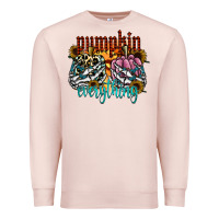 Pale Pink Pumpkin Everything Premium Sweatshirt - CowhideDigitalArt