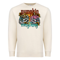 Sandshell Pumpkin Everything Premium Sweatshirt - CowhideDigitalArt
