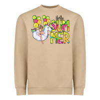 Mushroom Hello Summer Unicorn Heavyweight Sweatshirt - CowCowDesign
