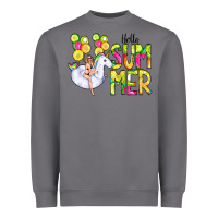 Storm Hello Summer Unicorn Heavyweight Sweatshirt - CowCowDesign