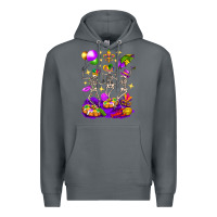 Rock Mardi Gras Skeletons Premium Hoodie - BundleAndBundleShop