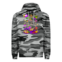 Slate Camo Mardi Gras Skeletons Premium Hoodie - BundleAndBundleShop