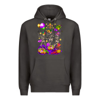 Smoke Mardi Gras Skeletons Premium Hoodie - BundleAndBundleShop