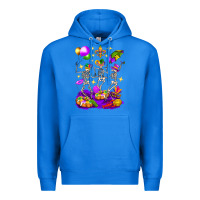 True Royal Mardi Gras Skeletons Premium Hoodie - BundleAndBundleShop