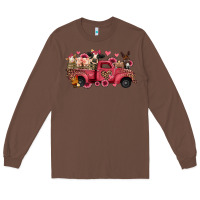 Chestnut valentines day leopard farm animals truck Long Sleeve Tee - Jasminsmagicworld