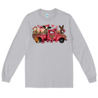 Moon Dust valentines day leopard farm animals truck Long Sleeve Tee - Jasminsmagicworld