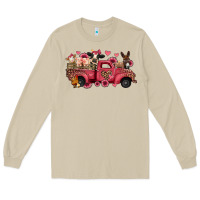 Mushroom valentines day leopard farm animals truck Long Sleeve Tee - Jasminsmagicworld