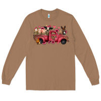 Toasted Coconut valentines day leopard farm animals truck Long Sleeve Tee - Jasminsmagicworld