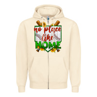 Sandshell no place like home baseball Zipper Hoodie - BundleAndBundleShop