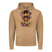 Vintage Camel mardi gras mama afro messy bun Vintage Hoodie - texasbilliewilder
