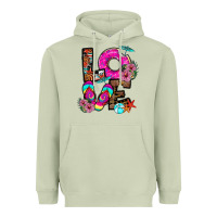 Matcha Love Summer Heavyweight Hoodie - CowhideDigitalArt