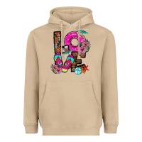 Mushroom Love Summer Heavyweight Hoodie - CowhideDigitalArt