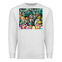 Oatmeal Heather easter Premium Sweatshirt - CowhideDigitalArt