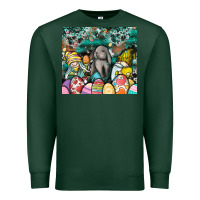 Sports Green easter Premium Sweatshirt - CowhideDigitalArt