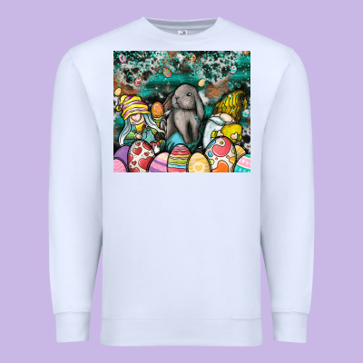 Easter Premium Sweatshirt Designed By Cowhidedigitalart