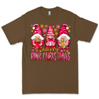 Cacao Merry pink Christmas gnomes Premium Tee - NancyCooperArtShop