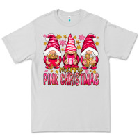 Dove Grey Merry pink Christmas gnomes Premium Tee - NancyCooperArtShop