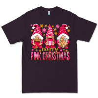 Plum Merry pink Christmas gnomes Premium Tee - NancyCooperArtShop