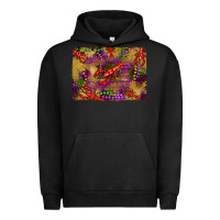 Pigment Black mardi gras crawfısh leopard wood and glitter background Urban Hoodie - Artiststas