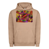Pigment Burro mardi gras crawfısh leopard wood and glitter background Urban Hoodie - Artiststas