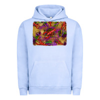 Pigment Grape Ice mardi gras crawfısh leopard wood and glitter background Urban Hoodie - Artiststas