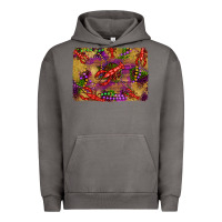 Pigment Tornado mardi gras crawfısh leopard wood and glitter background Urban Hoodie - Artiststas