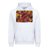 White mardi gras crawfısh leopard wood and glitter background Urban Hoodie - Artiststas