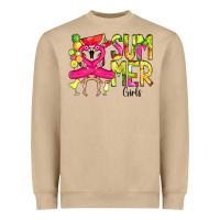 Summer Girls Flamingo Heavyweight Sweatshirt | Teevron