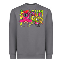 Storm Summer Girls Flamingo Heavyweight Sweatshirt - CowCowDesign