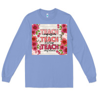 Colony Blue teacher life Long Sleeve Tee - TumblerDesignByShophia