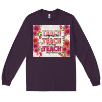 Plum teacher life Long Sleeve Tee - TumblerDesignByShophia