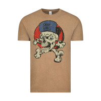 Vintage Coffee skate rags skull & crossbones Vintage Tee - tuanDangUi
