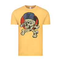 Vintage Mustard skate rags skull & crossbones Vintage Tee - tuanDangUi