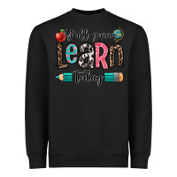 Black y'all gonna learn today Heavyweight Sweatshirt - OliviaCreatesArt