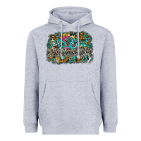 Heather Grey hot mom summer Heavyweight Hoodie - CowhideDigitalArt