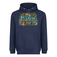 Navy hot mom summer Heavyweight Hoodie - CowhideDigitalArt